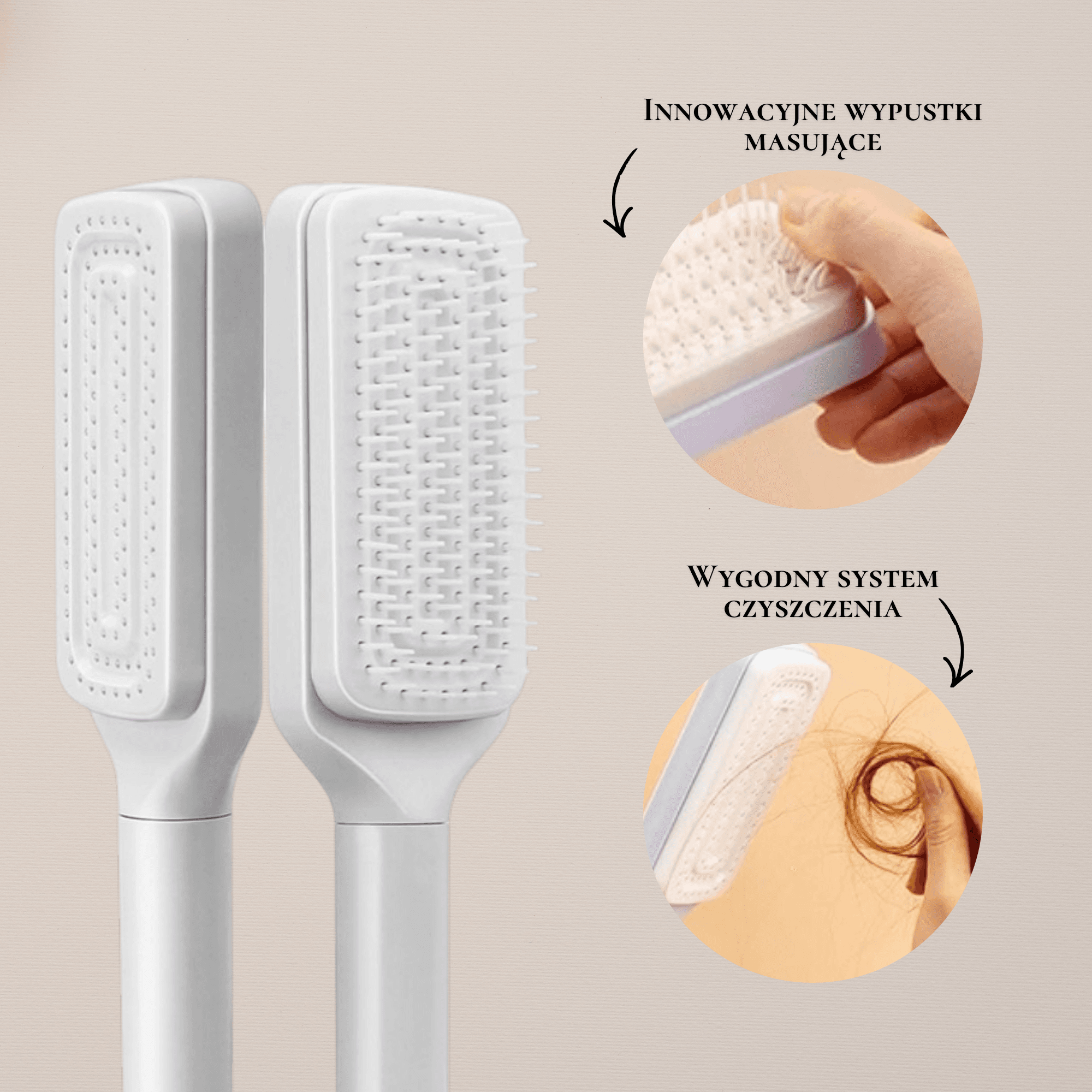 Samoczyszcząca szczotka