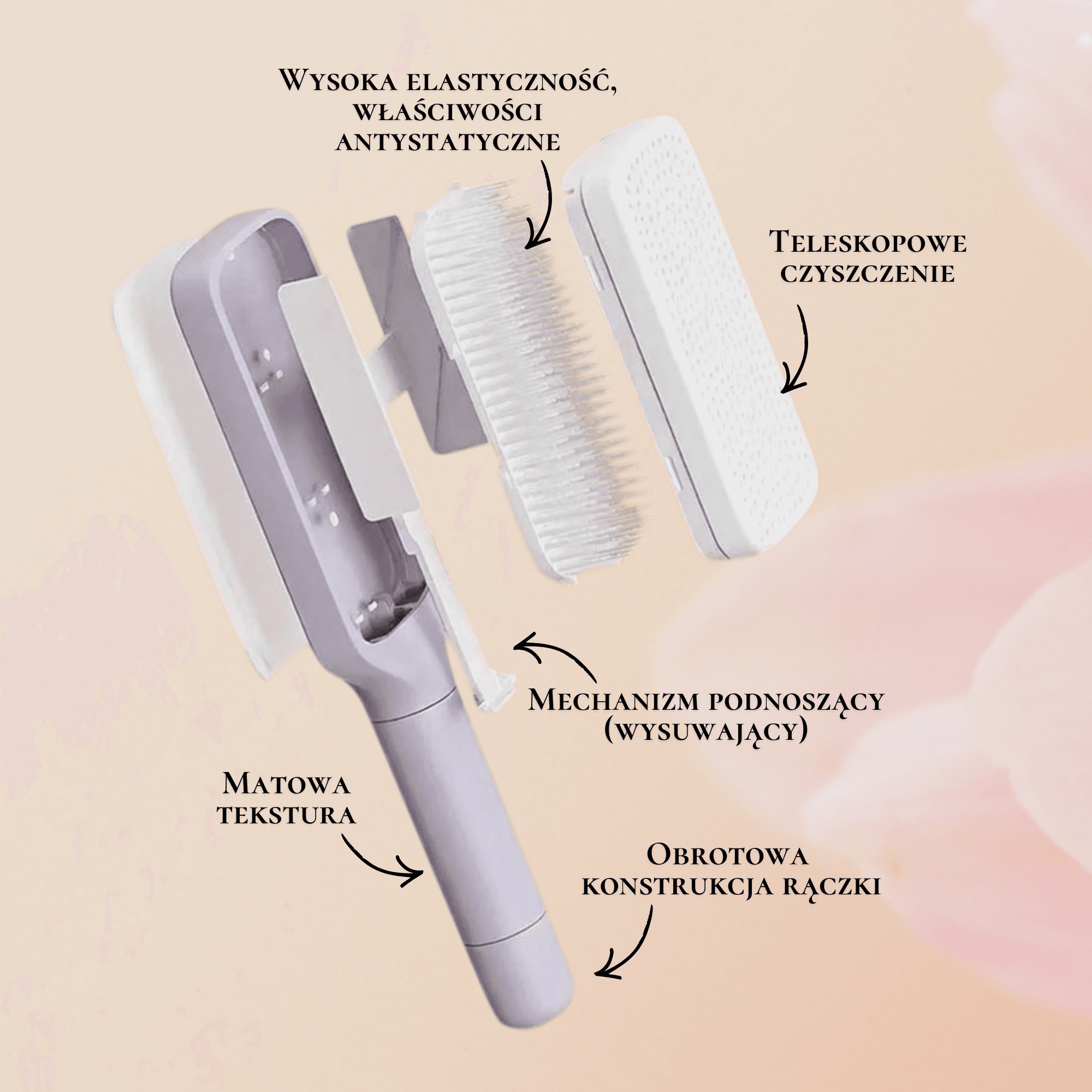 Samoczyszcząca szczotka